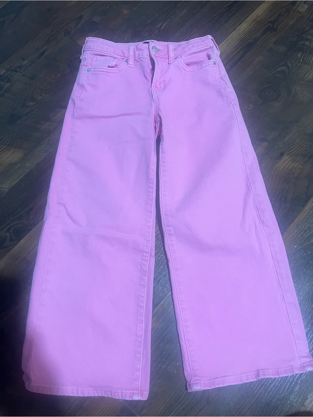 GAP Pink Wide-Leg Kids Jeans